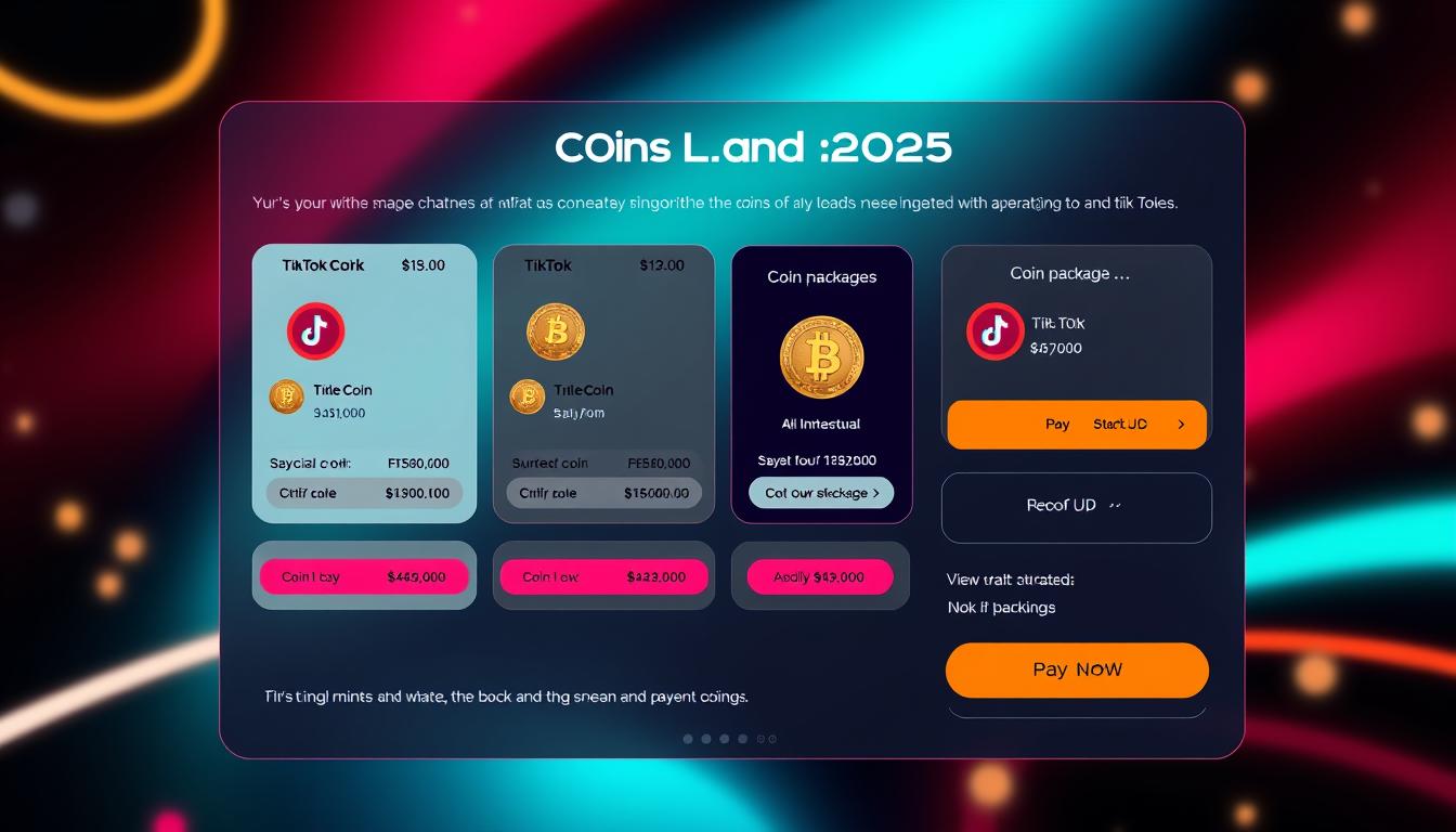 How to Recharge TikTok Coins in 2025: Updated Methods, Pricing, and Tips 1 TikTok Coins interface showing various coin packages in 2025