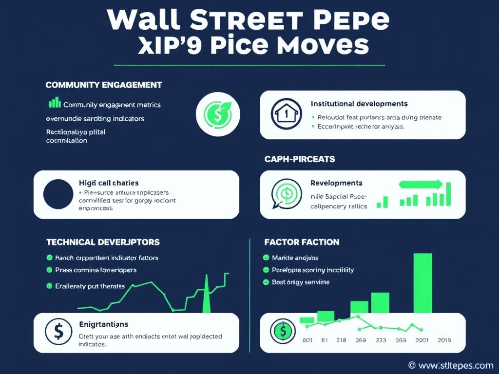 Wall Street Pepe: The Meme Coin Taking Crypto Markets by Storm 7 Infographic showing key factors influencing Wall Street Pepe price movements