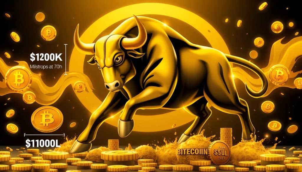Bitcoin Bull (BTCBULL) token showing Bitcoin rewards and milestone-triggered airdrops