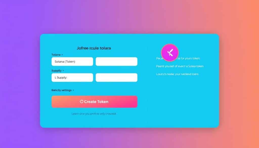 Pump.fun interface showing simple token creation process