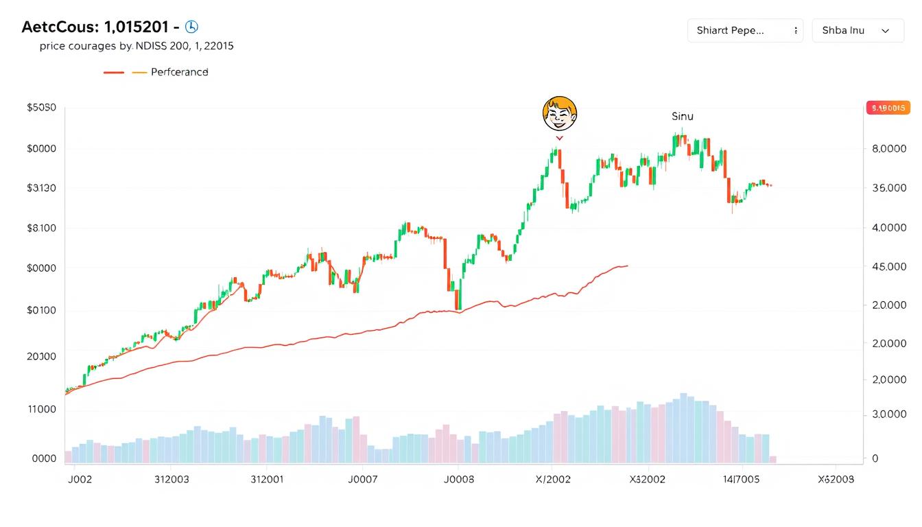 Wall Street Pepe: The Meme Coin Taking Crypto Markets by Storm 3 Comparison chart of Wall Street Pepe performance against Dogecoin and Shiba Inu