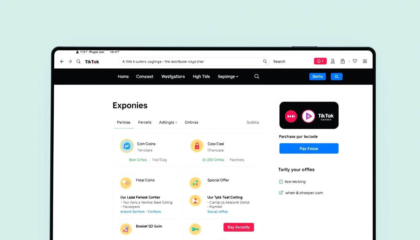 How to Recharge TikTok Coins in 2025: Updated Methods, Pricing, and Tips 3 TikTok Web Portal coin purchase interface in 2025