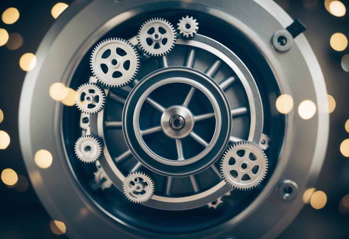 Shibburn: Understanding Its Role in the Shiba Inu Ecosystem 1 A group of interconnected gears turning in unison, powered by a central source, with smaller cogs rotating around a larger, central wheel