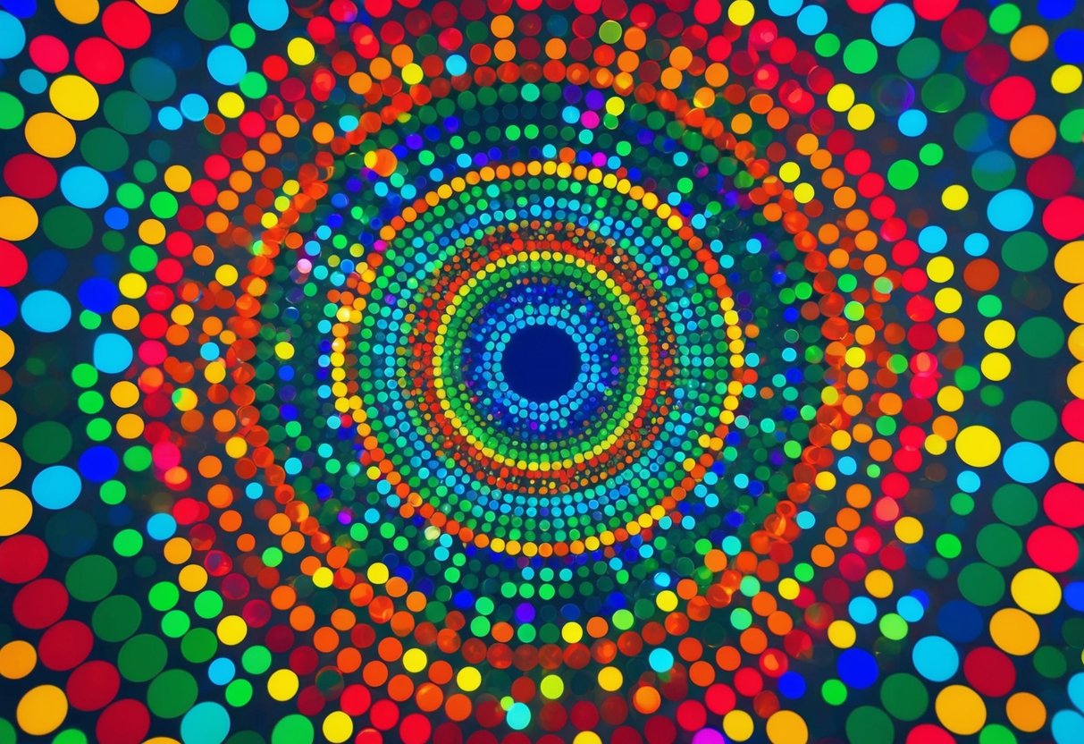 Buy Polkadot DOT: A Guide to Secure Investments 1 A colorful array of interconnected dots forming a circular pattern, resembling the polkadot logo