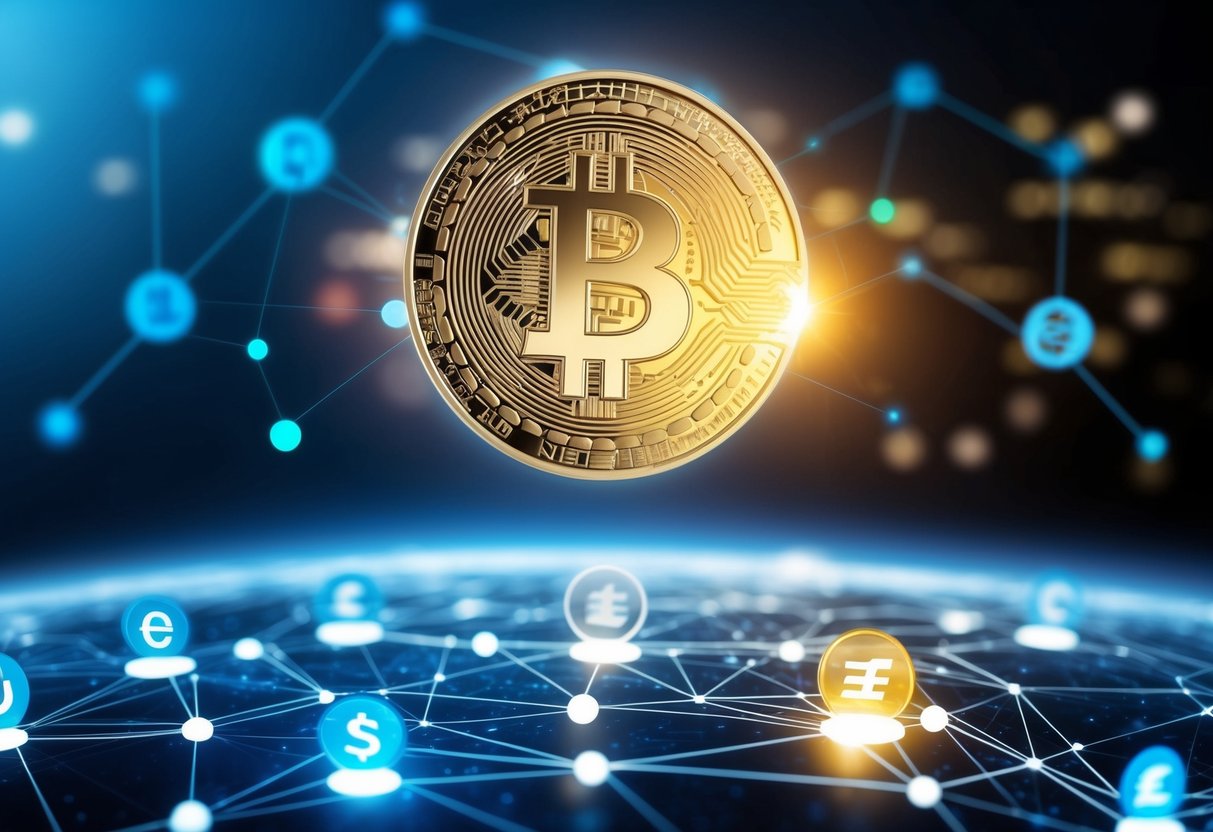 Buy Litecoin: A Comprehensive Guide for Smart Investors 1 A glowing Litecoin symbol hovering above a digital landscape, surrounded by a network of interconnected nodes and currency icons