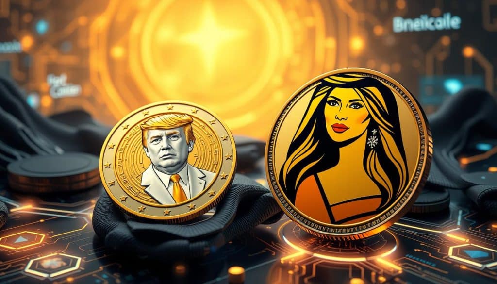 Donald-Melania-Trump-crypto-tokens