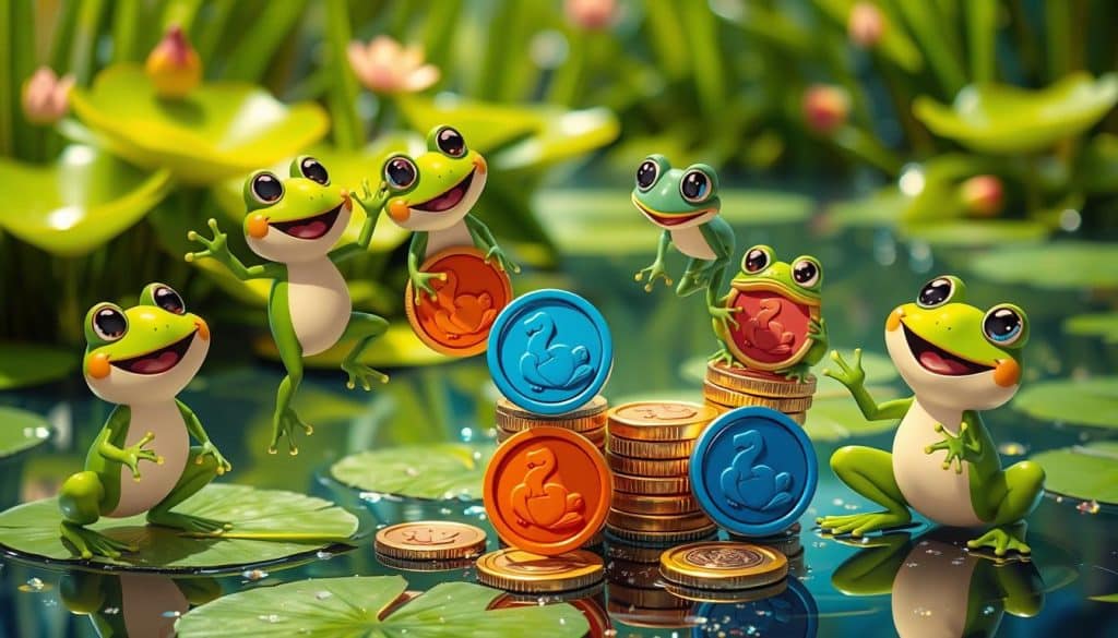 Frog-meme-coins-investment