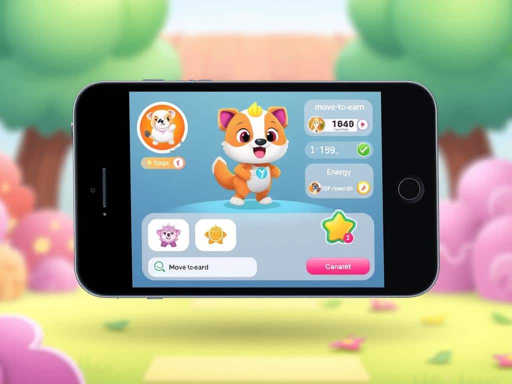 Genopets move-to-earn game showing character customization