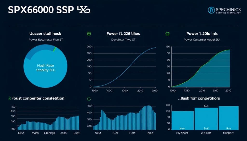 SPX6900 SPX performance chart showing hash rate stability over time