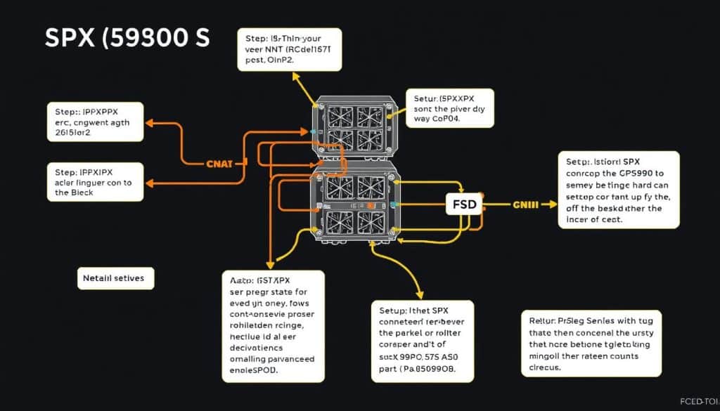 SPX6900 SPX setup diagram showing connections and configuration