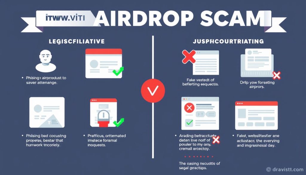 Visual guide to identifying Solana airdrop scams in 2025