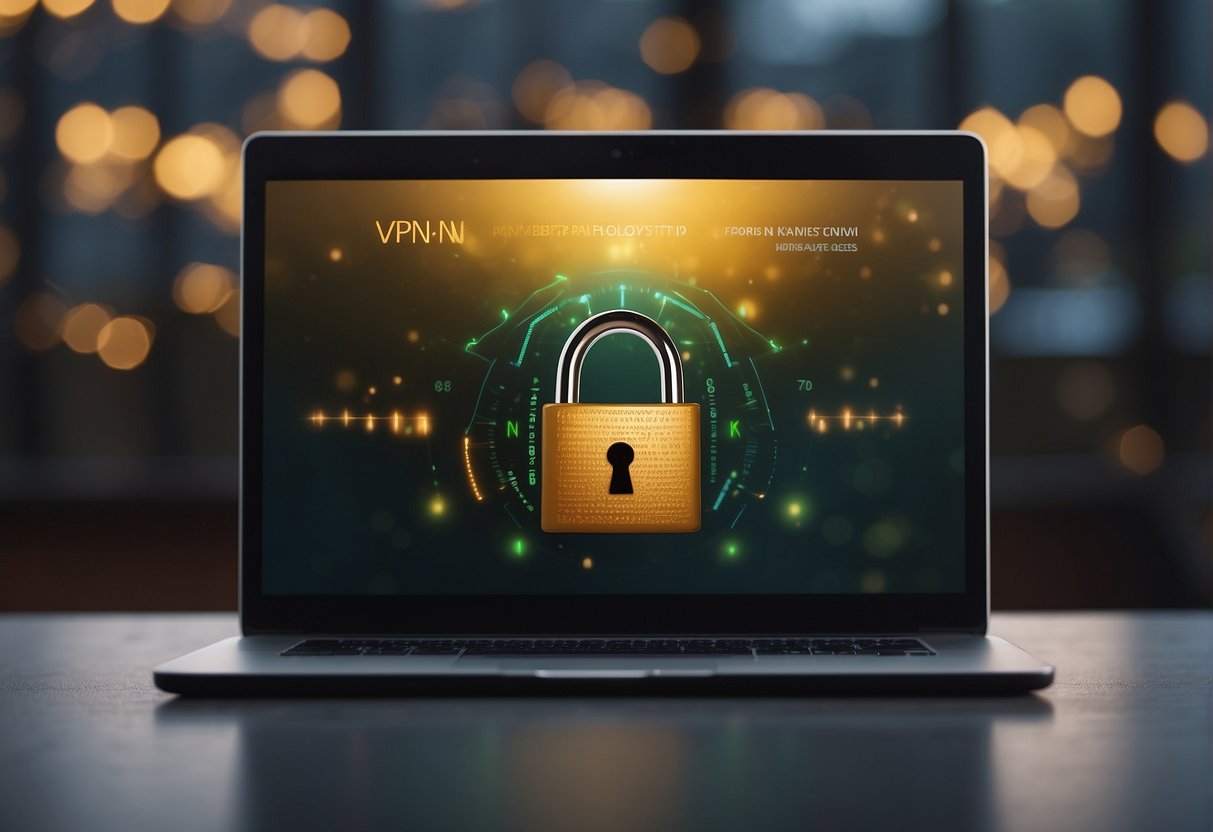 A computer screen displaying the website VPN.citizensbank.com with a padlock icon indicating secure access