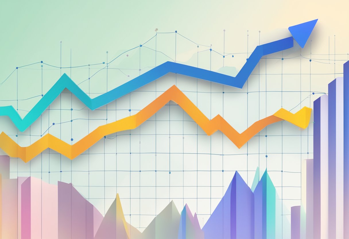 A graph showing KASPA Financials' stock price rising steadily over time